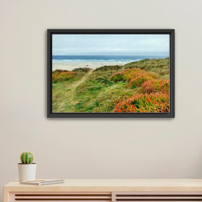 CANVAS PRINT. Framed Gallery Wrap. Landscape. Coastal Wall Art.  Stylish Wood Floater Frame. 17" x 11", 24" x 16", or 36" x 24" Print. - image5